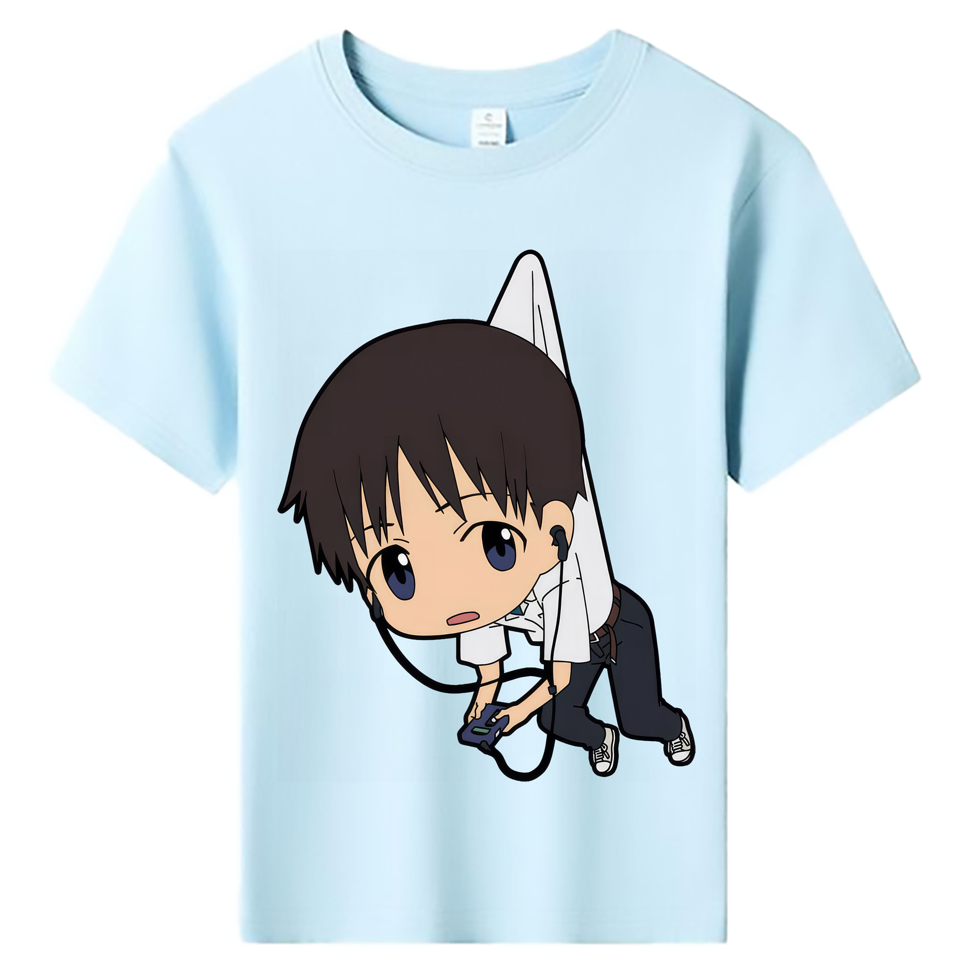 （画像用） EVA 新世紀エヴァンゲリオン 綿100％キッズTシャツ（フロントプリント）